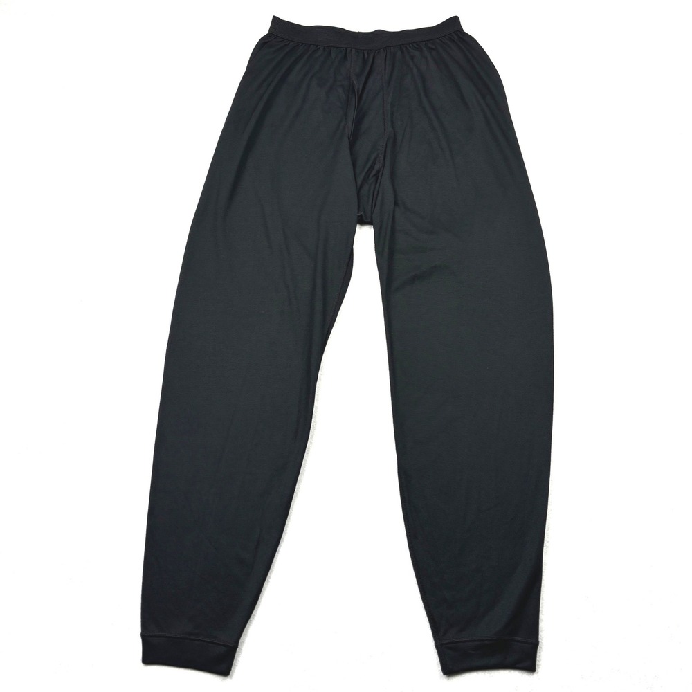 Patagonia Capilene Base Layer Pants Mens XL Black Long Johns Made in USA 44292